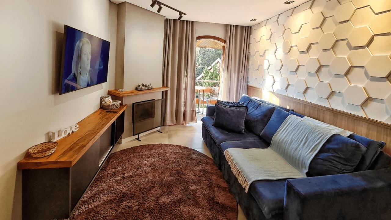 Апартаменти Duplex Luxo Com Piscina Aquecida, Lareira E Wifi Кампус-ду-Жордан Екстер'єр фото
