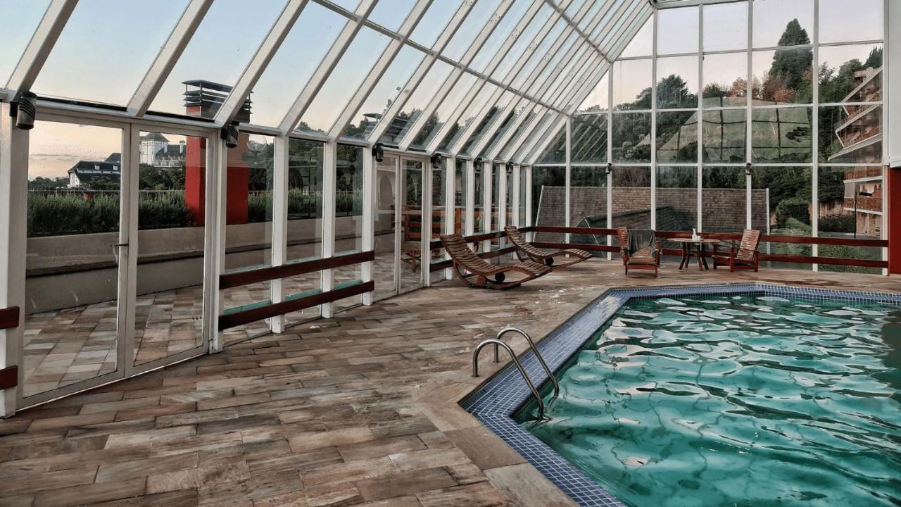 Апартаменти Duplex Luxo Com Piscina Aquecida, Lareira E Wifi Кампус-ду-Жордан Екстер'єр фото